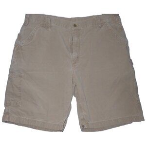 Carhartt Original Fit Shorts‎ B147 DKH 40" Carpenter Work Casual Beige